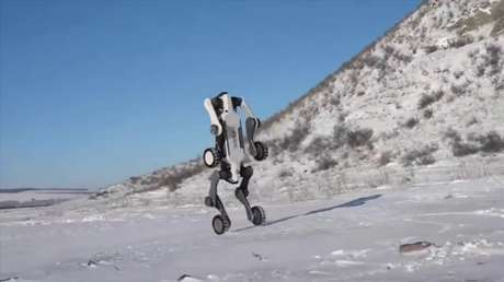 VIDEO: Así el primer robot con ruedas del mundo que desafía el frío extremo